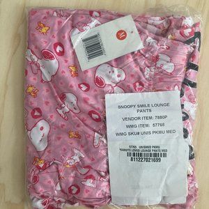 Peanuts Valentines Bundle - Medium pants & shirt - Brand new still in packaging
